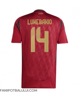 Belgia Dodi Lukebakio #14 Tricou Fotbal Replică European 2024 Barbati Acasa